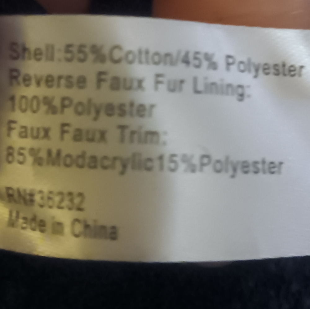 Womens plus size 1X full length reversible coat - Picture 7 of 7